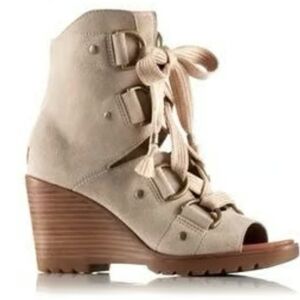 Sorel After Hours Lace Up Suede Casual Boot